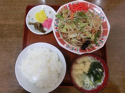 野菜いため定食