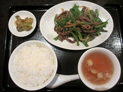 チンジャオロースセット