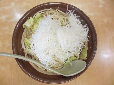 野菜みそ＋白髪ねぎ