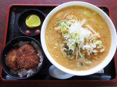 ミソラーメン定食