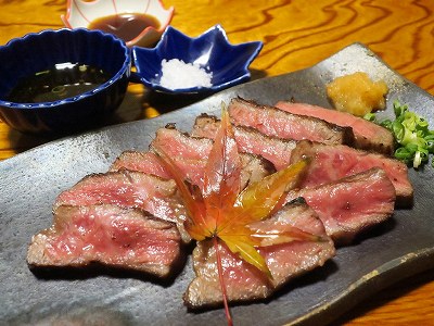 村上牛備長炭焼き