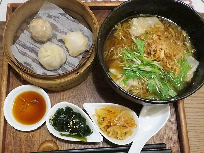 海老ワンタン麺ディナーセット
