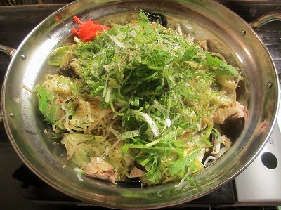 鶏炒め鍋