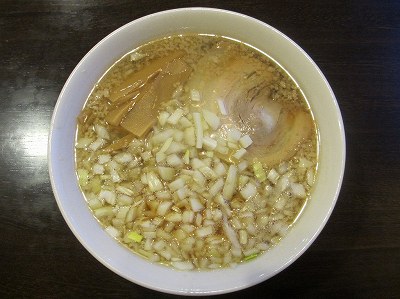 背脂らぁめん＋きざみ玉葱