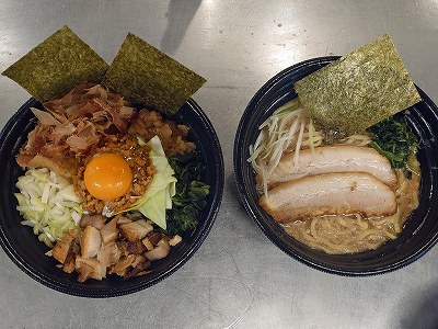 まぜそばと豚ソバ