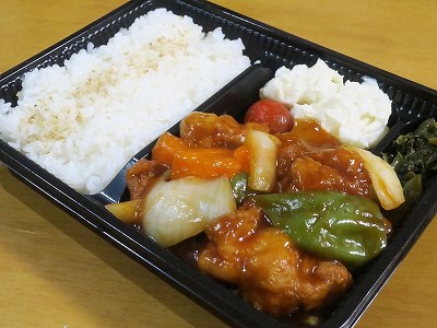 酢鶏弁当