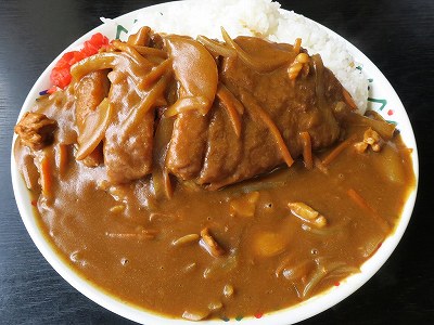 カツカレー大盛り