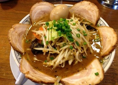 味噌チャーシュー麺 味玉トッピング