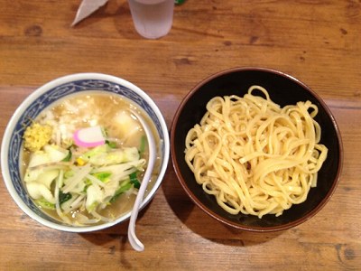 タンメンつけ麺