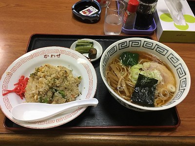 ラーメンチャーハンセット