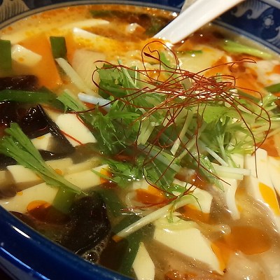 サンラータンメンたまご抜き