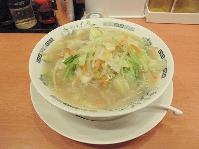 タンメン（斜めから）