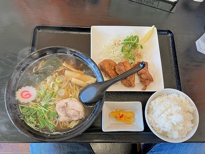とりそば定食