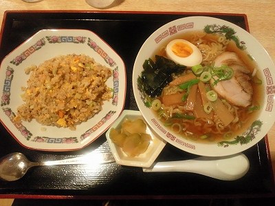 ラーメンチャーハンセット
