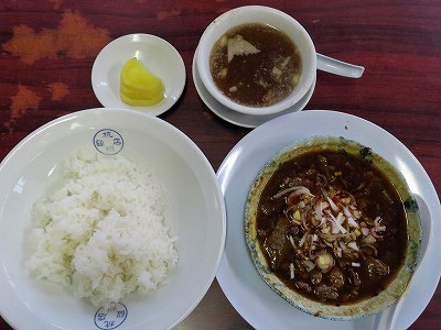 牛すじ煮込定食
